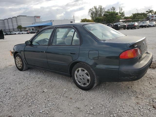 2T1BR12E6XC140163 - 1999 TOYOTA COROLLA VE GREEN photo 2