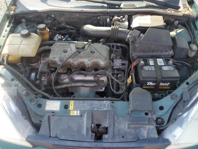 1FAFP36P0YW125767 - 2000 FORD FOCUS SE GREEN photo 11