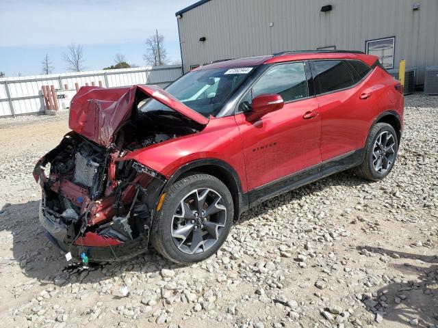 3GNKBKRS2MS580764 - 2021 CHEVROLET BLAZER RS RED photo 1