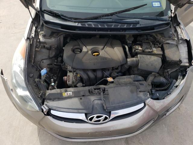 5NPDH4AE5CH119908 - 2012 HYUNDAI ELANTRA GLS TAN photo 11