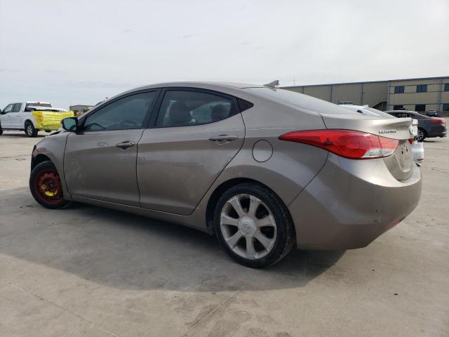 5NPDH4AE5CH119908 - 2012 HYUNDAI ELANTRA GLS TAN photo 2