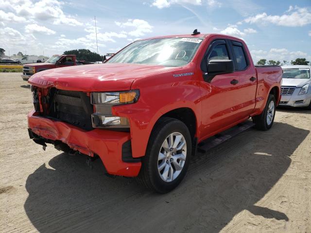 1GCRWBEF7KZ248419 - 2019 CHEVROLET SILVERADO C1500 CUSTOM RED photo 1