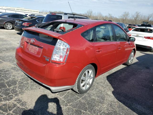 JTDKB20U983434445 - 2008 TOYOTA PRIUS RED photo 3