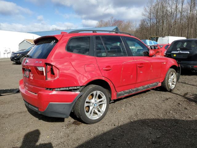 WBXPC93438WJ12005 - 2008 BMW X3 3.0SI RED photo 3