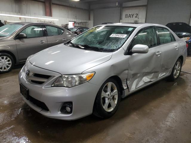 2T1BU4EE0BC637293 - 2011 TOYOTA COROLLA BASE SILVER photo 1