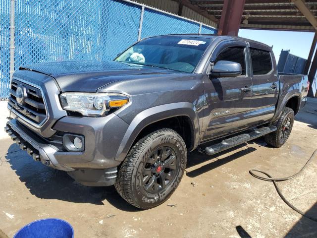 3TMAZ5CN6JM060619 - 2018 TOYOTA TACOMA DOUBLE CAB GRAY photo 1