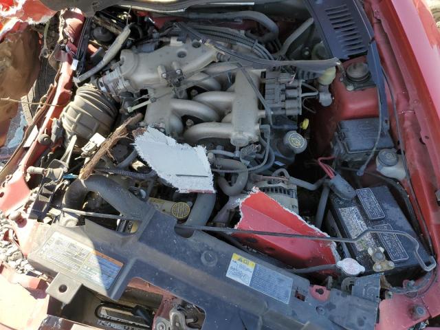 1FAFP40462F115465 - 2002 FORD MUSTANG RED photo 11