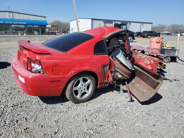 1FAFP40462F115465 - 2002 FORD MUSTANG RED photo 3