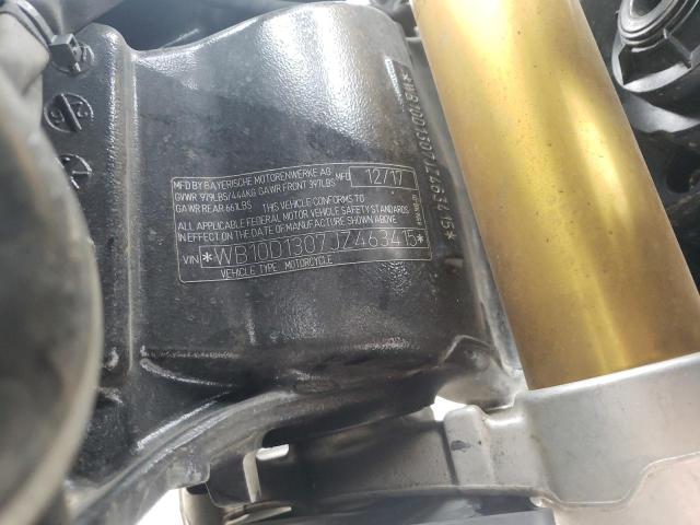 WB10D1307JZ463415 - 2018 BMW S 1000 XR BLUE photo 9