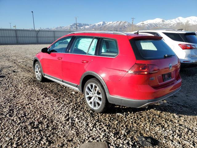 3VWH17AU6HM538752 - 2017 VOLKSWAGEN GOLF ALLTR S RED photo 2