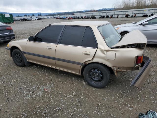 1HGED3656KA052777 - 1989 HONDA CIVIC LX GOLD photo 2