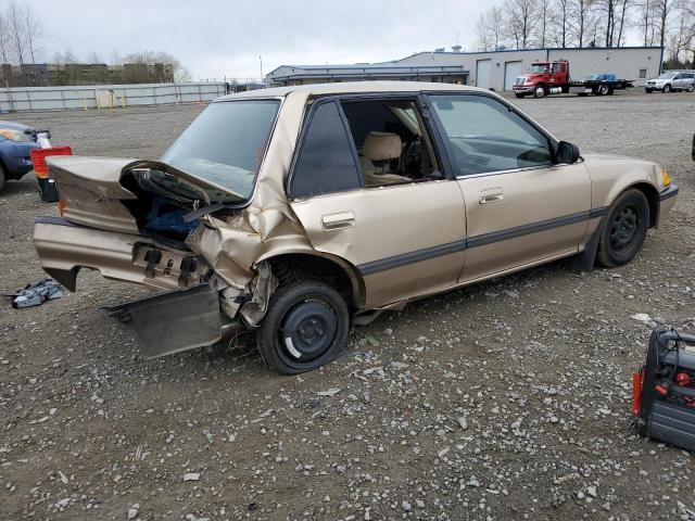 1HGED3656KA052777 - 1989 HONDA CIVIC LX GOLD photo 3