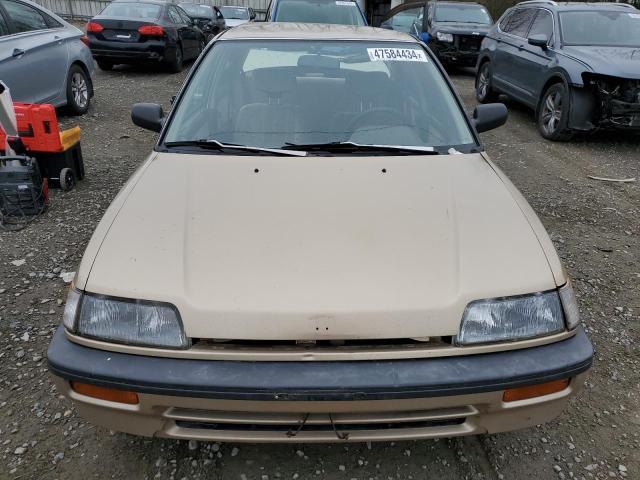 1HGED3656KA052777 - 1989 HONDA CIVIC LX GOLD photo 5