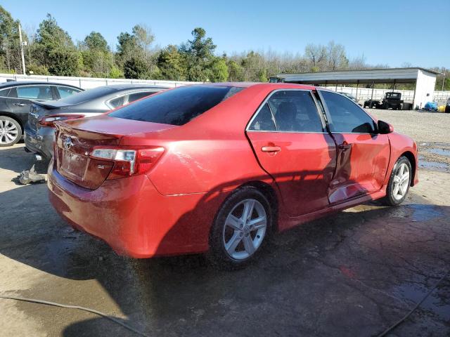 4T1BF1FK0DU667246 - 2013 TOYOTA CAMRY L RED photo 3