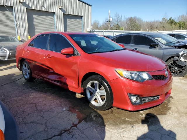 4T1BF1FK0DU667246 - 2013 TOYOTA CAMRY L RED photo 4