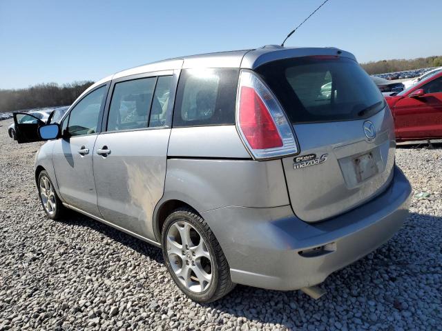 JM1CR2WL6A0370239 - 2010 MAZDA 5 SILVER photo 2