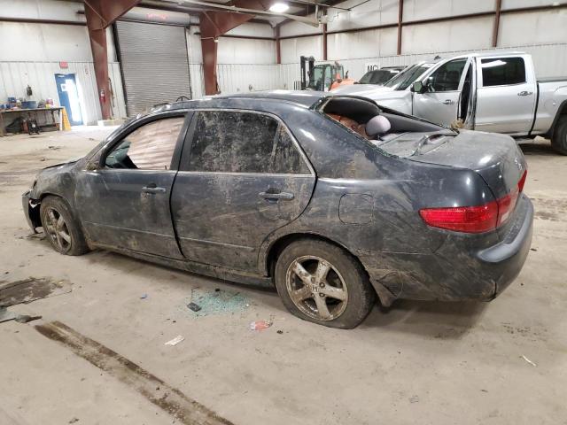 1HGCM56745A171369 - 2005 HONDA ACCORD EX BLUE photo 2