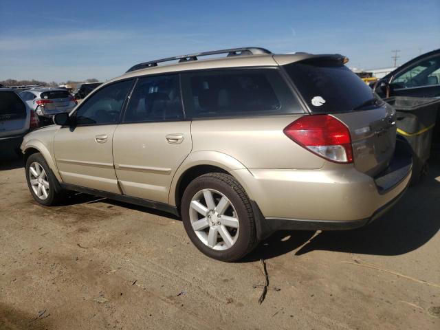 4S4BP62C787360461 - 2008 SUBARU OUTBACK 2.5I LIMITED TAN photo 2