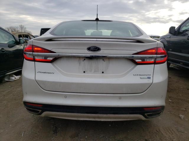 3FA6P0D95JR159084 - 2018 FORD FUSION TITANIUM/PLATINUM WHITE photo 6