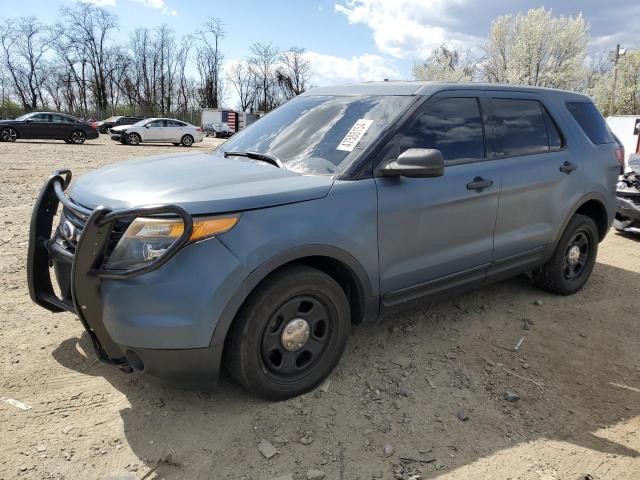 1FM5K8AR9FGB20094 - 2015 FORD EXPLORER POLICE INTERCEPTOR BLUE photo 1