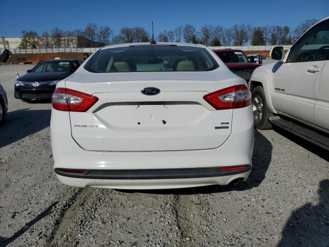 3FA6P0HR1DR274473 - 2013 FORD FUSION SE WHITE photo 6