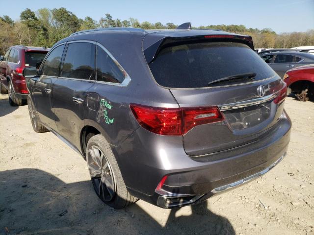 5J8YD4H8XLL033147 - 2020 ACURA MDX ADVANCE GRAY photo 2