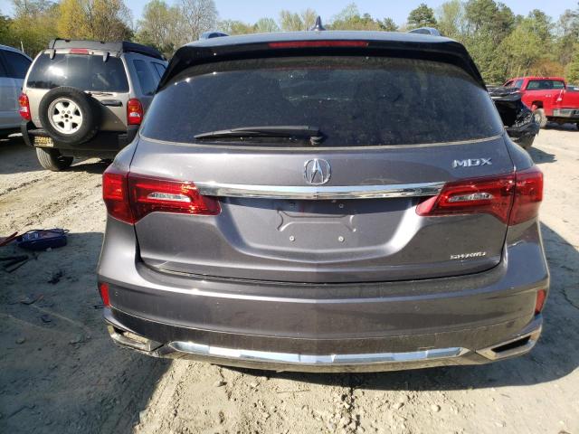 5J8YD4H8XLL033147 - 2020 ACURA MDX ADVANCE GRAY photo 6