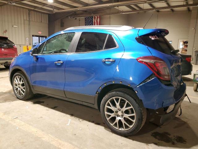 KL4CJ1SB8JB651682 - 2018 BUICK ENCORE SPORT TOURING BLUE photo 2