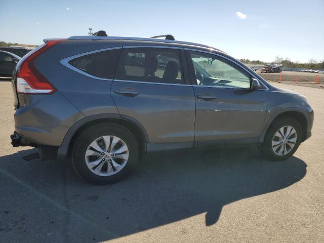 2HKRM4H76DH659584 - 2013 HONDA CR-V EXL GRAY photo 3