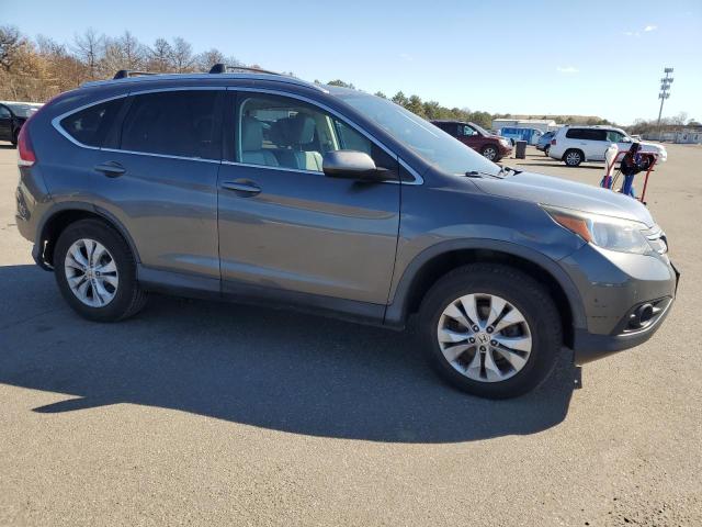 2HKRM4H76DH659584 - 2013 HONDA CR-V EXL GRAY photo 4