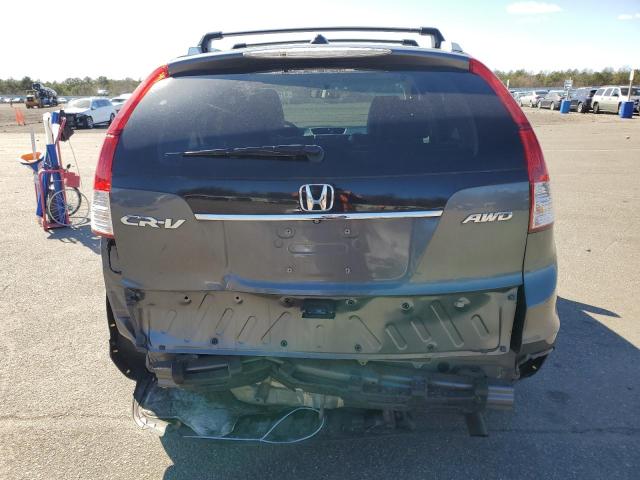 2HKRM4H76DH659584 - 2013 HONDA CR-V EXL GRAY photo 6