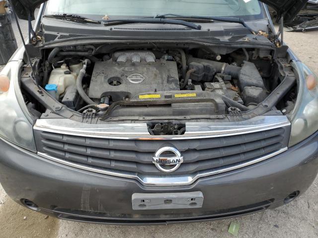 5N1BV28U38N101332 - 2008 NISSAN QUEST S GRAY photo 11