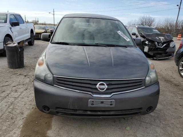 5N1BV28U38N101332 - 2008 NISSAN QUEST S GRAY photo 5