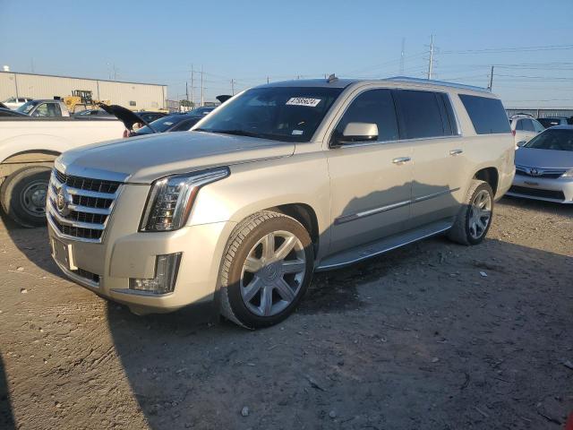 1GYS4HKJ0FR240620 - 2015 CADILLAC ESCALADE ESV LUXURY BEIGE photo 1