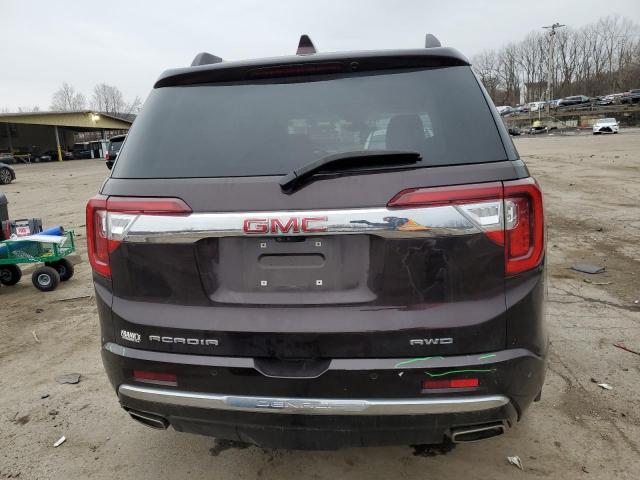 1GKKNXLSXLZ175392 - 2020 GMC ACADIA DENALI BURGUNDY photo 6