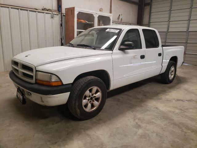 1D7HL38X03S343175 - 2003 DODGE DAKOTA QUAD SPORT WHITE photo 1