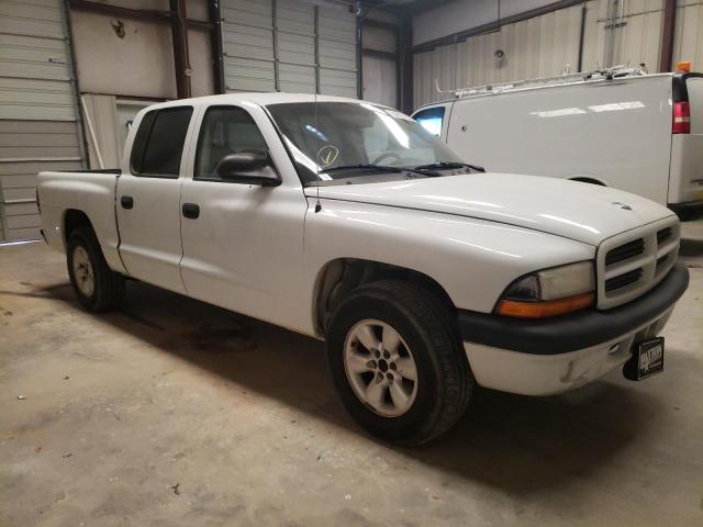 1D7HL38X03S343175 - 2003 DODGE DAKOTA QUAD SPORT WHITE photo 4