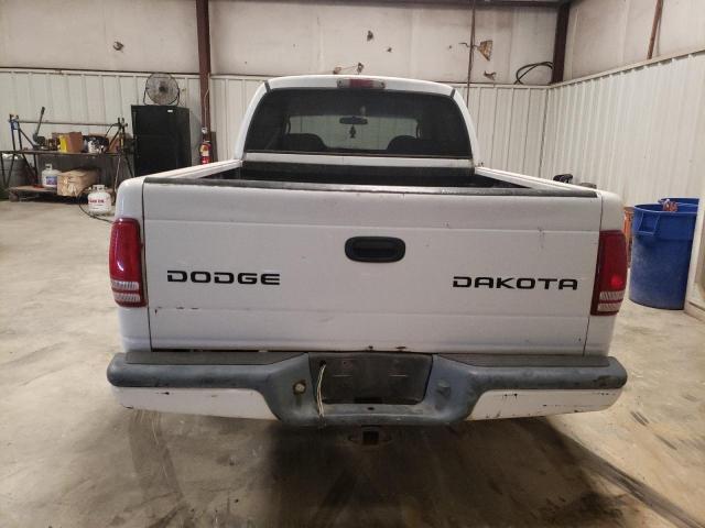 1D7HL38X03S343175 - 2003 DODGE DAKOTA QUAD SPORT WHITE photo 6