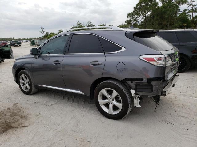 2T2BK1BA1CC135332 - 2012 LEXUS RX 350 GRAY photo 2