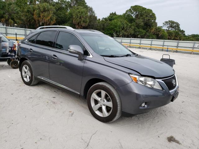 2T2BK1BA1CC135332 - 2012 LEXUS RX 350 GRAY photo 4