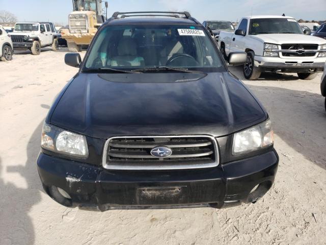 JF1SG65614H737869 - 2004 SUBARU FORESTER 2.5XS Noir photo 5