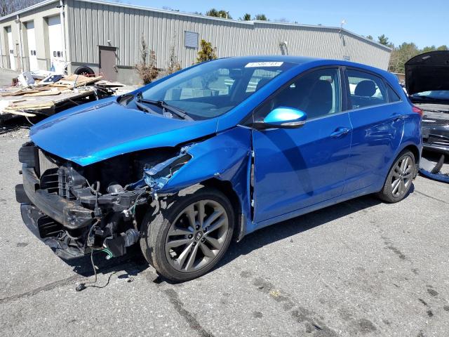 KMHD35LH4HU363800 - 2017 HYUNDAI ELANTRA GT BLUE photo 1