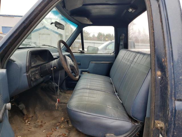 1FTEF25N3HNA38079 - 1987 FORD F250 BLUE photo 7