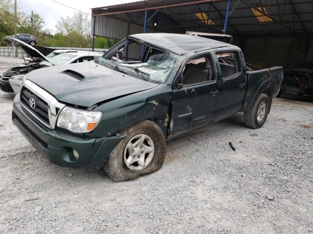 5TFKU4HN3BX001240 - 2011 TOYOTA TACOMA DOUBLE CAB PRERUNNER LONG BED GREEN photo 1