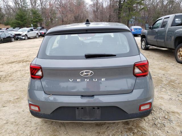 KMHRB8A34MU066389 - 2021 HYUNDAI VENUE SE GRAY photo 6