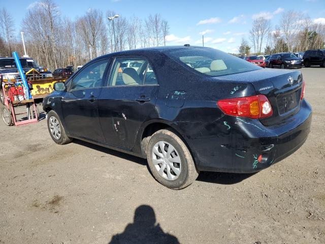 JTDBL40E999091524 - 2009 TOYOTA COROLLA BASE BLACK photo 2