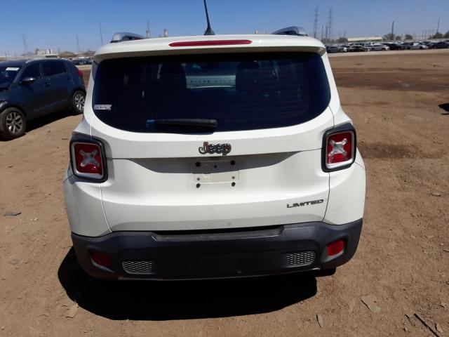 ZACCJADB9HPF20845 - 2017 JEEP RENEGADE LIMITED WHITE photo 6