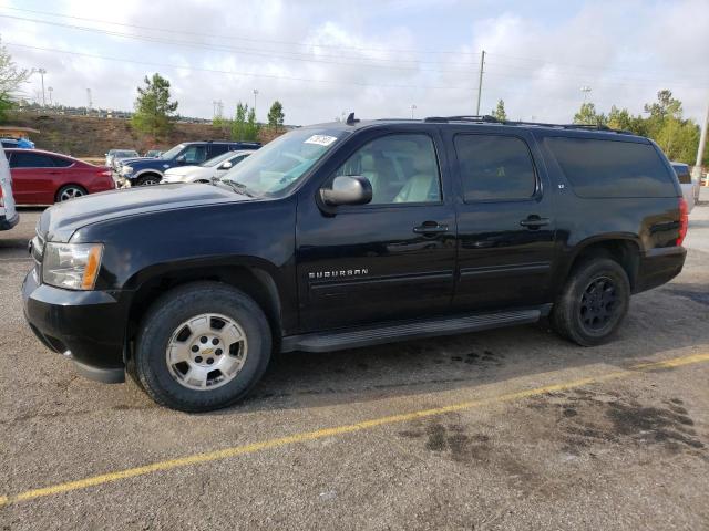 1GNSCJE08ER213190 - 2014 CHEVROLET SUBURBAN C1500 LT BLACK photo 1