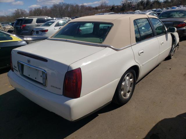 1G6KD54Y82U101621 - 2002 CADILLAC DEVILLE WHITE photo 3