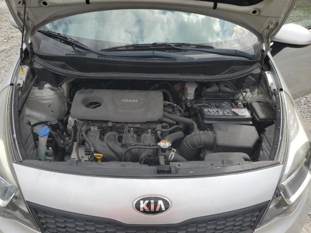 KNADM4A39G6639195 - 2016 KIA RIO LX SILVER photo 11